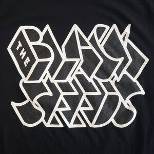 The Black Seeds Black Band Screenprint Graphic Tshirt Medium